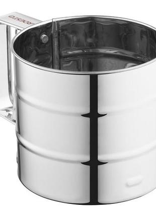 Кружка-сито для муки ardesto gemini ar-3921-ss 16x10.5x9.5 см