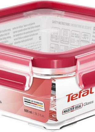 Контейнер пищевой tefal masterseal glass n1041410 800 мл