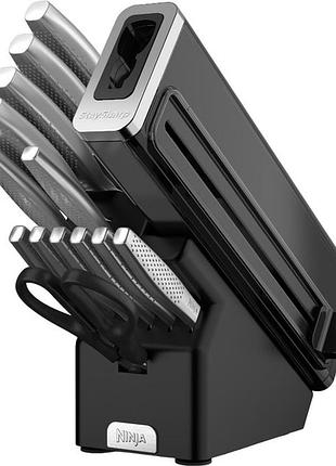 Набір ножів ninja staysharp k62014euuk 14 предметів чорний