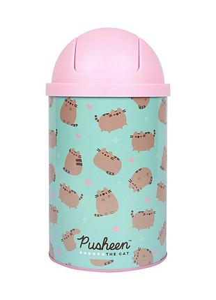 Настольный контейнер для мусора yes pusheen 708571 10х18 см