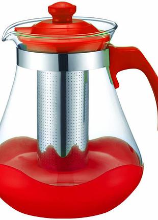 Заварювальний чайник сon brio сb-6215-red 1.5 л червоний