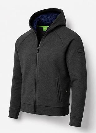 Стильне худі / легка куртка hugo boss green tech zip hoodie herringbone jacket luxury