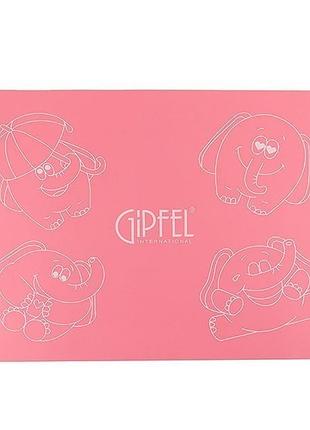 Коврик сервировочный детский gipfel gp-0345 40x30 см розовая