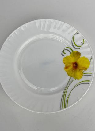 Тарілка обідня lorentso yellow flower xp-90-a8-61014 23 см