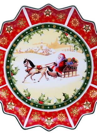 Блюдо lefard christmas collection 986-070 38х4 см