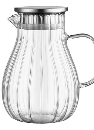 Глек з кришкою ardesto iсeberg ar2615ga 1500 мл