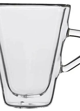 Кружка с двойными стенками luigi bormioli thermic a-10666-g-4102-aa-01 85 мл