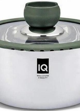 Каструля ringel iq be trendy iq-2044-24 24 см 5.7 л срібляста