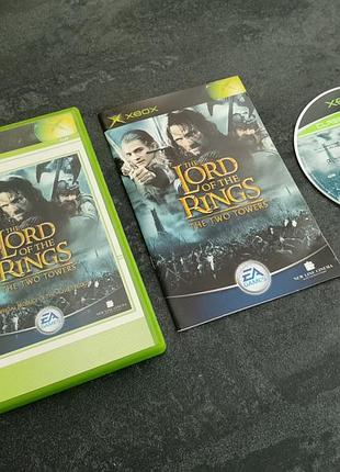 Диск the lord of the rings the two towers (xbox original)