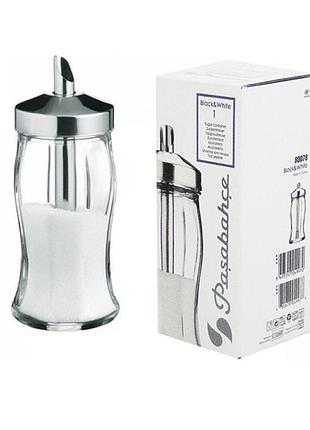 Цукорниця з дозатором 240 мл black&white pasabahce ps-80078