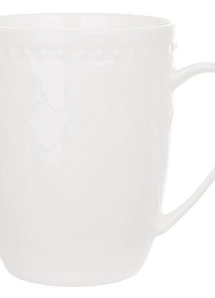 Кружка bona di graсe 871-005 430 мл біла