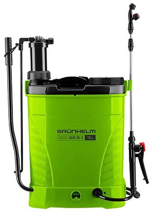Опрыскиватель аккумуляторный grunhelm ghs-16-2 16 л салатовый