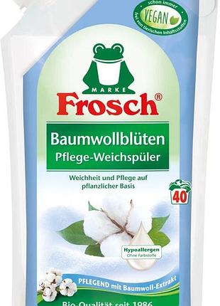 Кондиционер для белья frosch цветы хлопка 4001499957567 1 л