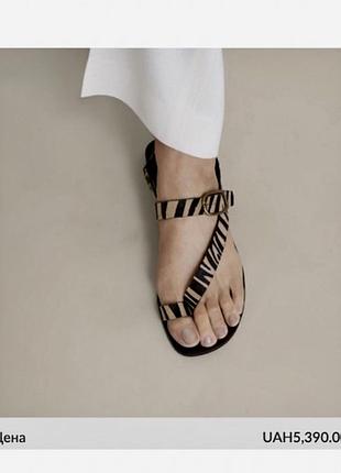 Босоніжки шкіряні massimo dutti