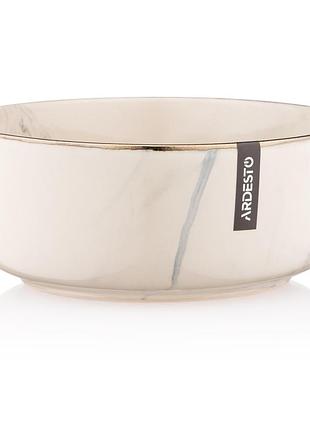 Салатник ardesto marmo ar2916mrb 15.6 см бежевый