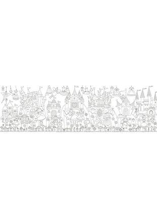 Обои-раскраски принцессы 60*200 c-200008