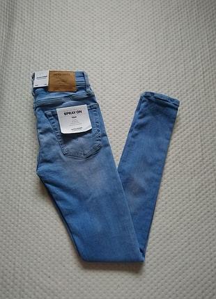 Джинсы jack &amp;jones w27 l32 размер super skinny