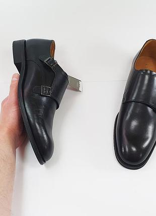 Мужские туфли монки gino rossi 42 27.5 см 8 uk черные
