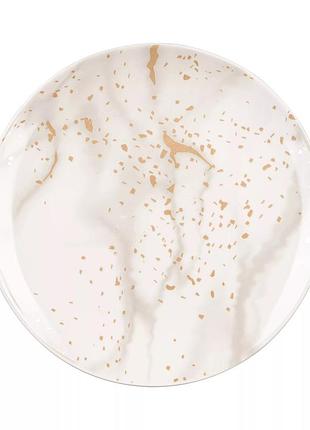 Тарелка десертная ardesto sparkle ar0919s 19 см