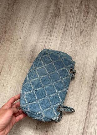 Джинсовий клатч сумка chanel 5