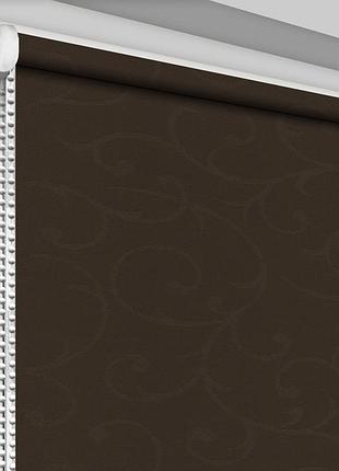Рулонная штора rolets акант 1-2261-1000 100x170 см открытого типа шоколадная