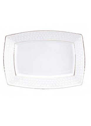 Тарелка прямоугольная interos 222728-а 28 см 65814