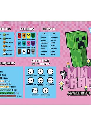 Подкладка для стола с подсказками английская а3 yes minecraft spring 492320