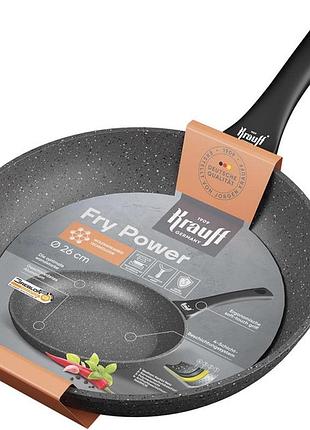 Сковорода универсальная krauff fry power 25-45-128 26 см серая