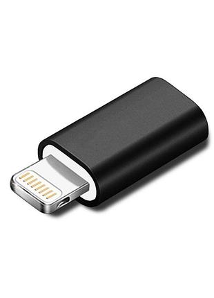 Адаптер к кабелю microusb-lightning xoko xk-ac005-bk черный