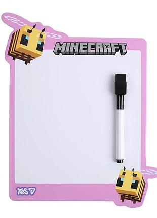 Доска магнитная для маркеров yes minecraft spring 708505