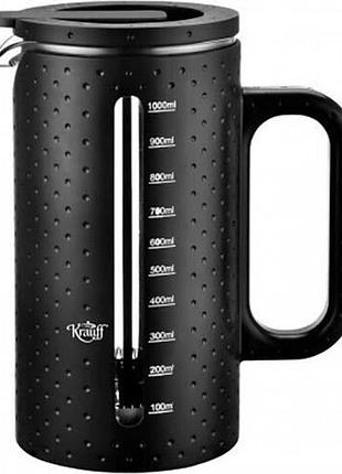 Френч-пресс krauff 26-293-006 1000 мл черный