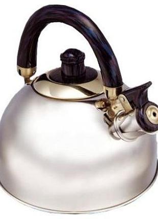 Чайник со свистком bohmann bhl-625-bk 2,5 л