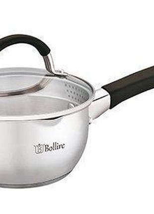 Ковш с крышкой bollire trento br-2401 1.4 л 16х8 см