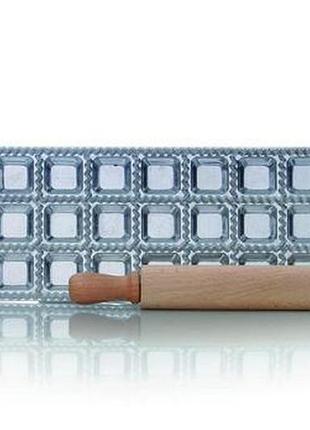 Форма для равиоли с скалкой risoli household 020074-10b00 2 предмета