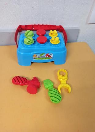 Развивающая игрушка clementoni "workbench", инструменты
