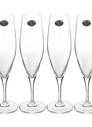 Набір келихів для шампанського bohemia crystal gavia 1si97/00000/220 220 мл 6 шт