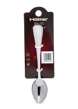 Набор десертных ложек holmer classic ts-011236-ss 6 шт 12.3 см