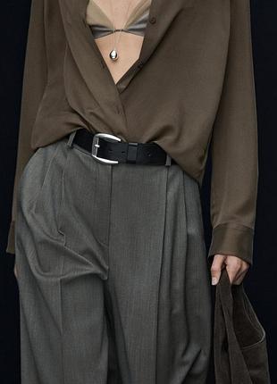 Стильна шовкова сорочка блуза оверсайз massimo dutti 🔥🔥🔥