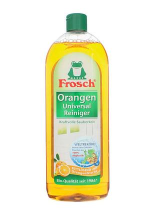 Універсальний очищувач 750 мл апельсин frosch 4001499140648
