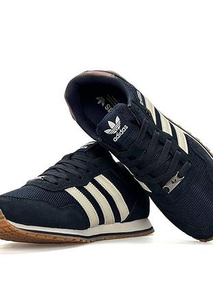 Мужские кроссовки adidas cl dark navy beige