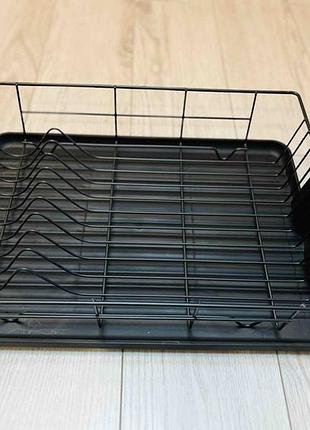 Сушилка для посуды empire блек em-3368 42х32х11 см