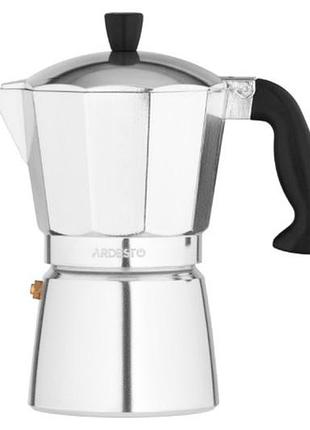 Кофеварка гейзерная ardesto gemini сremona ar-0803-ag 150 мл