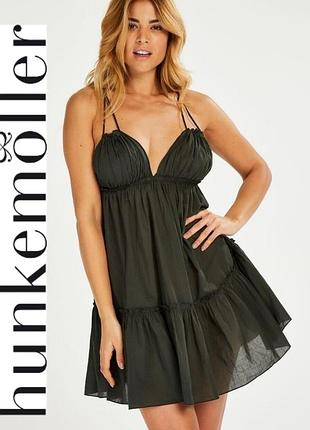 Невесомый летний сарафан hunkemöller хлопок летний сарафан с воланами