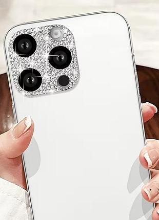 Захисне скло, рамка камер, обʼєктивів з камінцями айфон 12 про iphone 12 pro
