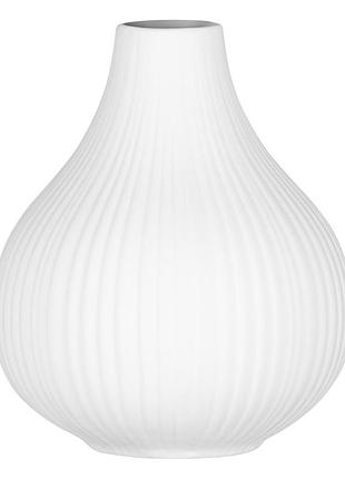 Ваза ardesto luссa ar3801w 11.5х13.5 см біла