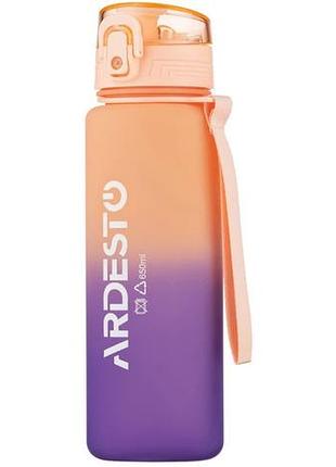 Бутылка для воды ardesto travel ar2265tp 650 мл розовая