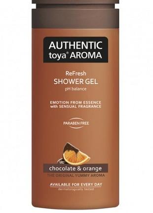 Гель для душа authetnic chocolate and orange 8595025831248 400 мл