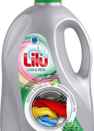 Гель для прання універсальний lilu washing gel universal aloe vera 4820159423859 5 л