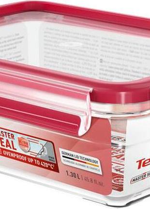 Контейнер пищевой tefal masterseal glass n1041010 1300 мл