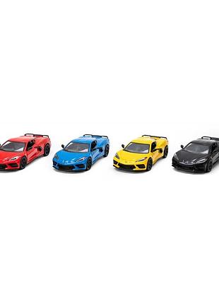 Машинка инертная kinsmart corvette kt5432w 13 см